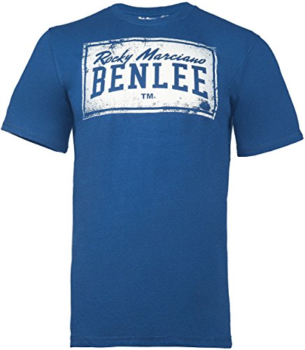 BENLEE Herren T-Shirt Normale Passform BOXLABEL Navy M von BENLEE Rocky Marciano