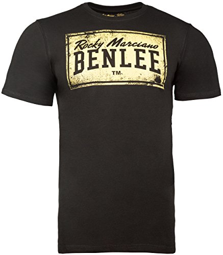 BENLEE Herren T-Shirt Normale Passform BOXLABEL Black L von BENLEE