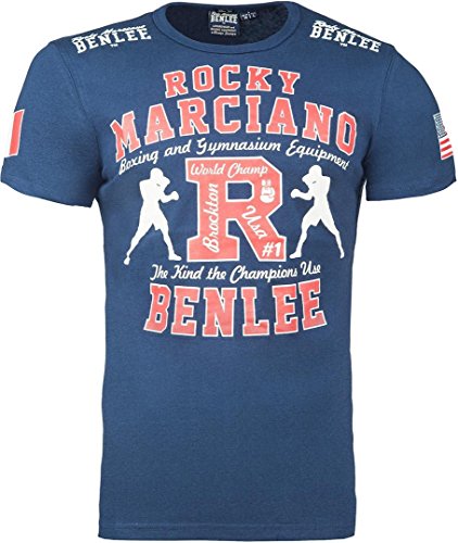 BENLEE Rocky Marciano Herren T-Shirt Trägerhemd Gymnasium, Marineblau, M von BENLEE Rocky Marciano