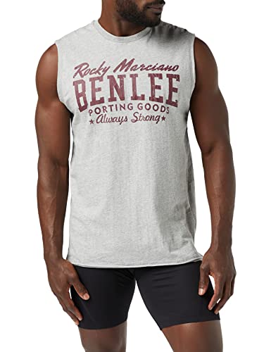 BENLEE Rocky Marciano Herren T-Shirt Trägerhemd Lastarza, Steingrau, XXL von BENLEE Rocky Marciano