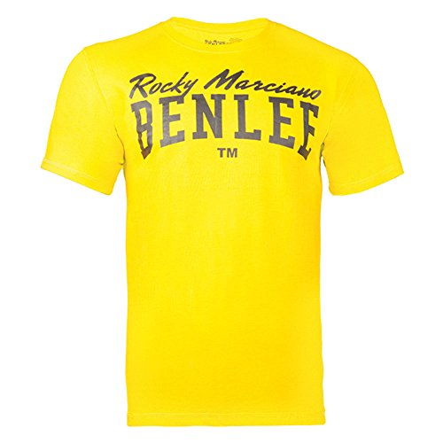 BENLEE Herren T-Shirt Normale Passform Logo Warm Yellow L von BENLEE Rocky Marciano