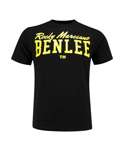 BENLEE Herren T-Shirt Normale Passform Logo Warm Yellow XL von BENLEE Rocky Marciano