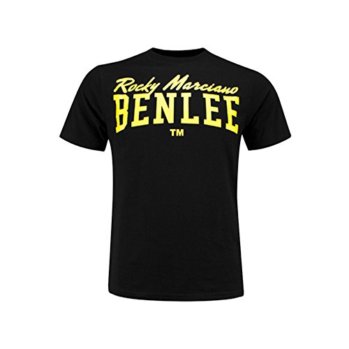BENLEE Herren T-Shirt Normale Passform Logo Black XXL von BENLEE Rocky Marciano