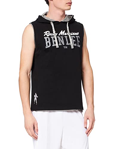 BENLEE Herren ärmelloses T-Shirt mit Kapuze Normale Passform Epperson Black S von BENLEE Rocky Marciano