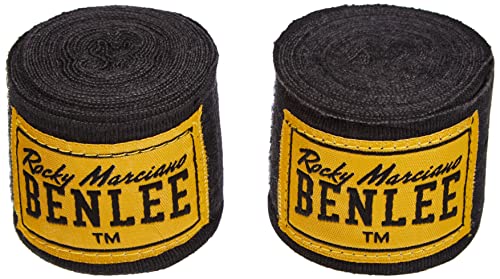 BENLEE Rocky Marciano-Streifen Boxbandagen elastisch 450 x 5 cm schwarz von BENLEE Rocky Marciano