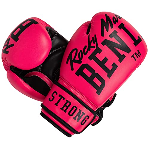 BENLEE Boxhandschuhe aus Kunstleder Chunky B Neon/Pink 14 oz von BENLEE Rocky Marciano