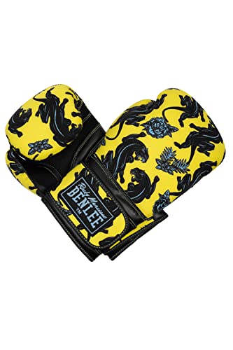 BENLEE Boxhandschuhe aus Kunstleder und Textil Panther Gloves Yellow/Black/Blue 12 oz von BENLEE Rocky Marciano