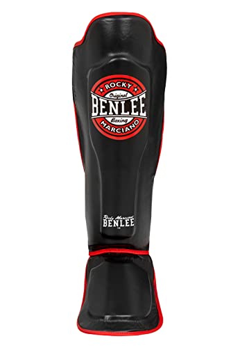 BENLEE Rocky Marciano Unisex – Erwachsene Buster Shin'n Step Guard, Black, L/XL von BENLEE Rocky Marciano