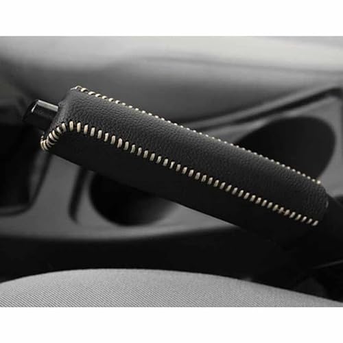 Auto Handbremse Abdeckung, für Audi A6 C7 2011–2018 Rutschfeste Universal Handbremse Griff Abdeckung Protector Handbremsgriff Schutzhülle,C von BEROZA
