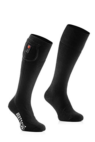 BERTSCHAT® Elektrisch Beheizbare Socken für Männer & Frauen mit Wiederaufladbaren Batterien | Wandern Radfahren Skifahren Motorradfahren von BERTSCHAT