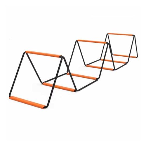 Geschwindigkeits- und Beweglichkeitstrainingsset – zusammenklappbare Hürden, Ausrüstung for Beinarbeitsübungen, dickes Stahldrahtseil, Breite 42 cm (Color : Style1, Size : 4m/13.1ft) von BESNUT