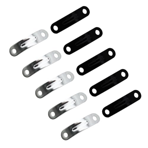BESPORTBLE 10 Stück Teiliges Mini Zeltseil befestigungsset aus Robustem Aluminiumlegierung Bogenförmige Wind Abspannseilspanner für Camping Multifunktional und Tragbar für Zufällige Farbe von BESPORTBLE