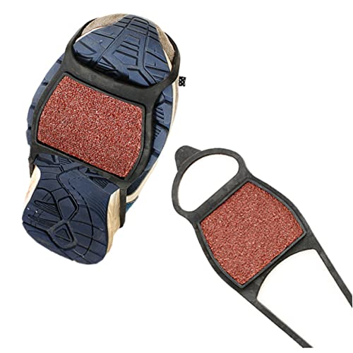 BESPORTBLE 2 Paar Schuhabdeckung Für Steigeisen Wanderschuhe Für Damen rutschfeste Schuhgriffe Grobe Sandschuhe Decken Laufschuhe Spikes Schuhüberzug Zu Fuß Dingding Fräulein von BESPORTBLE