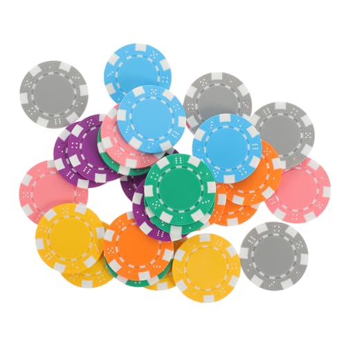 BESPORTBLE 28 Stück Schachchips Pokerspiel Zählchips Pokerchips Pokerspielchips Pokerspielmarken Spielmarken Wiederverwendbare Chips Zählscheiben Pokerzählchips Spielmünzen von BESPORTBLE