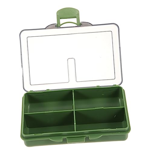 BESPORTBLE 3 Stück Box Für Angelzubehör Kleiner Angelhaken Lagerung Veranstalter Organisator Für Angelköder Tragbar Inhaber Hart wasserdichte Tackleboxen Zum Angeln Köder Köder Boxen Pp Green von BESPORTBLE