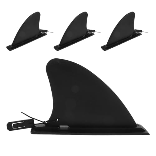 BESPORTBLE 4 Stück aufblasbare Paddle Board Flossen Ersatzstabilisatoren für Stand-Up-Paddle Boards - Abnehmbare Tracking-Flosse Wasserteiler für Kajak Kanu Surfbrett Surfen von BESPORTBLE