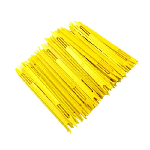 BESPORTBLE 40St Netzreparaturwerkzeug zusammenklappbar gießen Stange Bausatz Käfig Bund Networking The Network Netznadel-Set netzwerke strickende Schiffchen Nadeln reparieren Plastik Yellow von BESPORTBLE