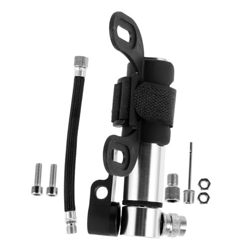 BESPORTBLE Akku-pumpe Fahrrad-luftpumpe Manometer Mini-fahrradpumpe Für Basketball Fußbälle Tragbares Fahrrad-reifenpumpen-Set von BESPORTBLE