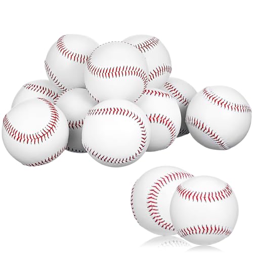 BESPORTBLE Baseball-Packung Mit 12 Bällen Übungsbälle Für Kinder/Jugendliche 2 8-Zoll-Basebälle Zum Pitchen Und Werfen Von Baseballbällen (EIN) von BESPORTBLE