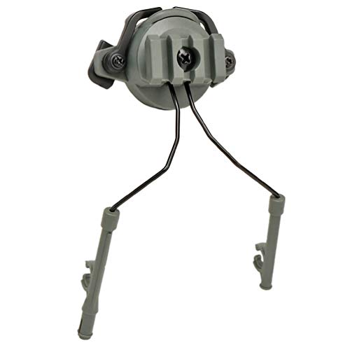 BESPORTBLE Helm Headset Adapter Arc Rail Adapter Aufhängung Kopfhörer Halterung Jagd Ohrenschützer Unterstützung Aufsätze Zubehör 19-21 Mm (Grün) von BESPORTBLE