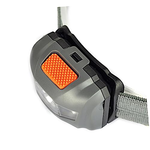 BESPORTBLE Stirnlampe LED Helmlicht Katzenaugenform Verstellbar Weißes und Rotes Licht Kleiner Sicherheitslicht Outdoor Camping Wandern Joggen Reiten Warnlampe ohne Batterie von BESPORTBLE