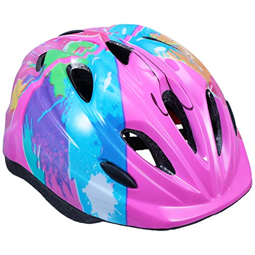 BESPORTBLE Kinder Fahrradhelm Kinder Fahrrad Rosa Helm Kleinkind Kinder Multisporthelm Verstellbarer Skateboard Fahrradhelm für Kinder Außerhalb Outdoor Sport Übung Kopfschutz von BESPORTBLE