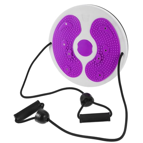 BESPORTBLE Taillendreher Bretter Schaumstoff-Balance-pad Balanceboards Ausrüstung Trainingsgeräte Wackelscheibe Trainierender Maschine Rad Ab Twist Waist Disc Board Violett Plastik von BESPORTBLE