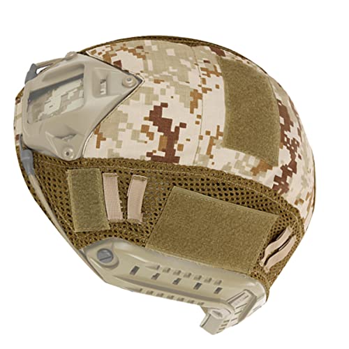 BESPORTBLE Taktischer Camouflage Helm Cover Für Militärischer Stil DIY Helm Zubehör Im Digitalen Wüstendesign Kreatives Und Strapazierfähiges Helm Cover Für Outdoor Aktivitäten von BESPORTBLE