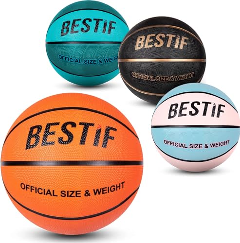 BESTIF Basketball Größe 5/7 Ball für Kinder Erwachsene Basketbälle NBA Training | Bälle für Indoor und Outdoor (5, Orange) von BESTIF