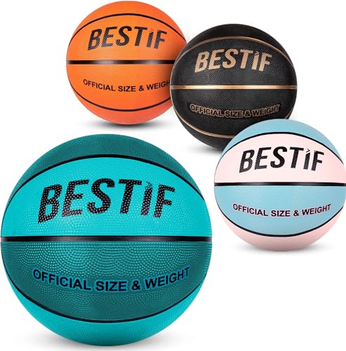 BESTIF Basketball Größe 5/7 Ball für Kinder Erwachsene Basketbälle NBA Training | Bälle für Indoor und Outdoor (5, Türkis) von BESTIF