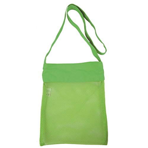 BESTOYARD Mesh Strandtasche Schulter Netzbeutel Handtsche für Erwachsene Kinder (grün) von BESTOYARD