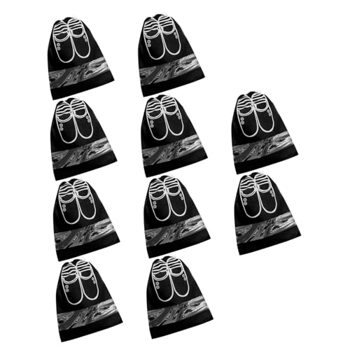 BESTYASH 10 Stück Schuh Aufbewahrungstasche Schuhbeutel Aufbewahrungstasche Schuh Organizer Kordelzug Beutel Tragbare Schuhe Schuhbeutel Organisationstaschen Reise Schuhbeutel von BESTYASH