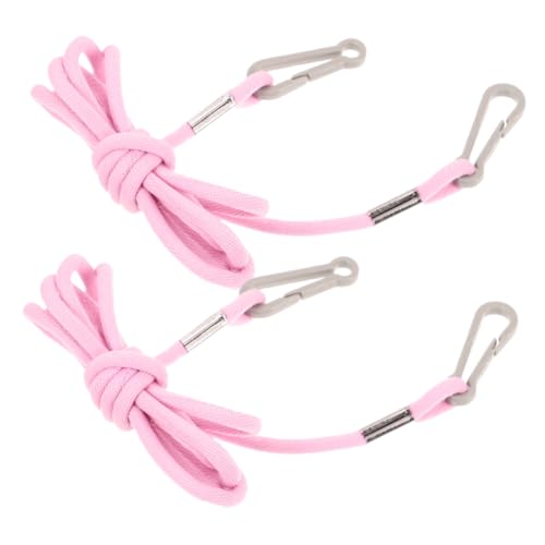 BESTonZON 2 Stück Elastische Handschuhclips für Verstellbare Winter Handschuh Lanyards Robuste Fäustlinghalter mit Clip Bequemes Anbringen für Ski und Schneehandschuhe von BESTonZON