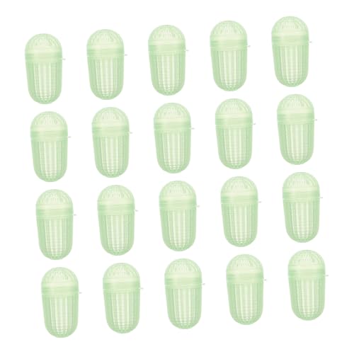 BESTonZON 20 Stück Shrimp Lure Basket Kunststoff Köderhalter Abnehmbar Fischreuse Fangkörbchen Kleiner Futtereimer Robust Für Süßwasser Crawfish Fischen von BESTonZON