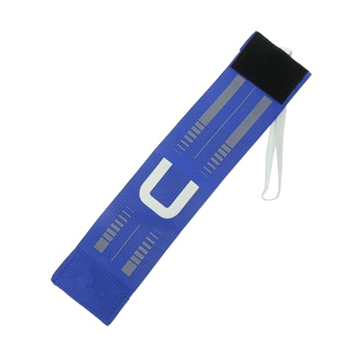 BESTonZON Elastische Kapitänsbinde Fußball C-Design Verstellbar Für Jugendliche und Erwachsene Teamleiter Armband Unterstützt Zusammenhalt und Einheitsgefühl von BESTonZON