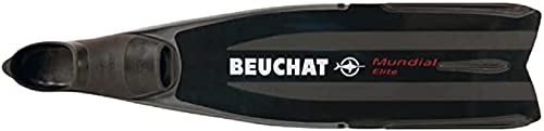 BEUCHAT Mundial Elite - Freediver Flosse schwarz (Größe: 45/46) von BEUCHAT