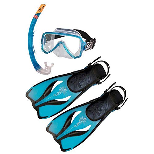 Beuchat Unisex-Adult OCEO Maske Snorkeling, Turquoise, 42/45 von BEUCHAT