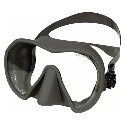 Maxlux S Beuchat Schnorchelmaske blau grau Titanium von BEUCHAT