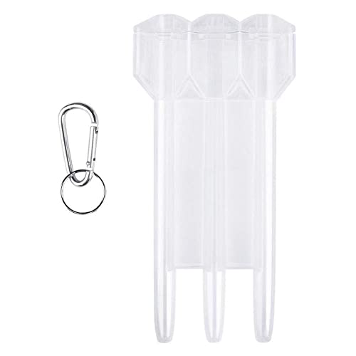 Tragbare Kunststoff-Dart-Tragetasche aus transparentem Kunststoff, geeignet für die meisten Dartpfeile, Zubehör im Dart-Stil, N6C8 Upgrade StoBox von BGGG