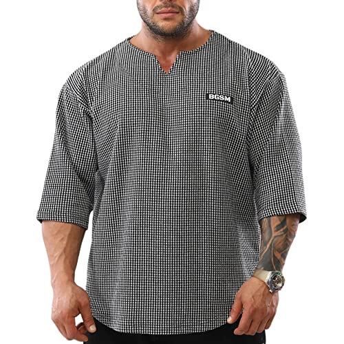 Big SM Extreme Sportswear Ragtop Rag Top Sweater T-Shirt Bodybuilding 3327-GREY von BGSM