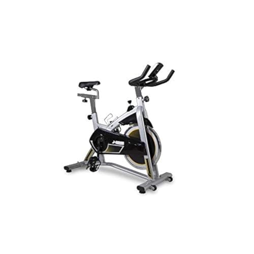 BH Fitness J-BIKE H9135RF Indoor Bike, Silber Grau/Gelb von BH Fitness