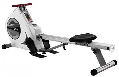 BH Fitness Vario Program R350 klappbares Rudergerät, Rudermaschine, 8 kg Schwunggewicht, mit LCD Monitor von BH Fitness