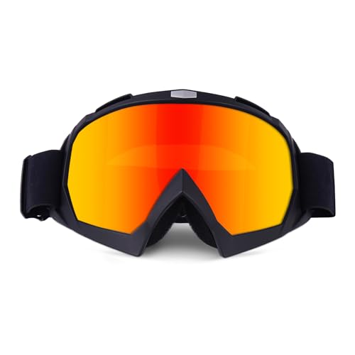 BIBIRE Motorradbrille, Motocross Brille Dirt Bike Off-Road Mtb Brille, Anti Fog UV Schutzbrille Staubdichte Oneal Brille für Motocross Fullface Helm, geeignet für Rennen, Skifahren, Klettern von BIBIRE