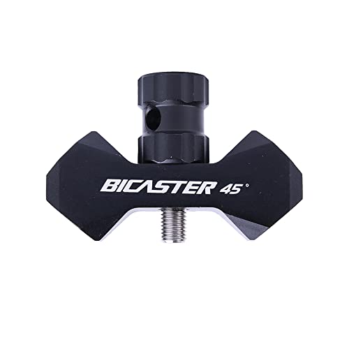 BICASTER Bogenschießen Stabilisator Dual V-Bar 40 Grad / 45 Grad von BICASTER