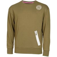 BIDI BADU Chill Crew Sweatshirt Herren in oliv, Größe: M von BIDI BADU