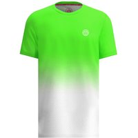 BIDI BADU Crew Tennisshirt Herren NGNWH - neon green, white L von BIDI BADU