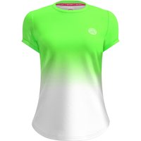 BIDI BADU Crew Tennisshirt Mädchen NGNWH - neon green, white 164 von BIDI BADU