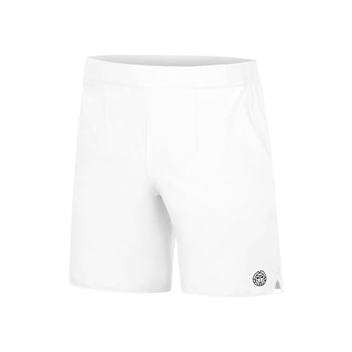 BIDI BADU Herren Crew 9Inch Shorts - White, Größe:L von BIDI BADU