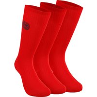 BIDI BADU Matayo Crew Tech Sportsocken 3er Pack Herren in hellrot, Größe: 35-38 von BIDI BADU