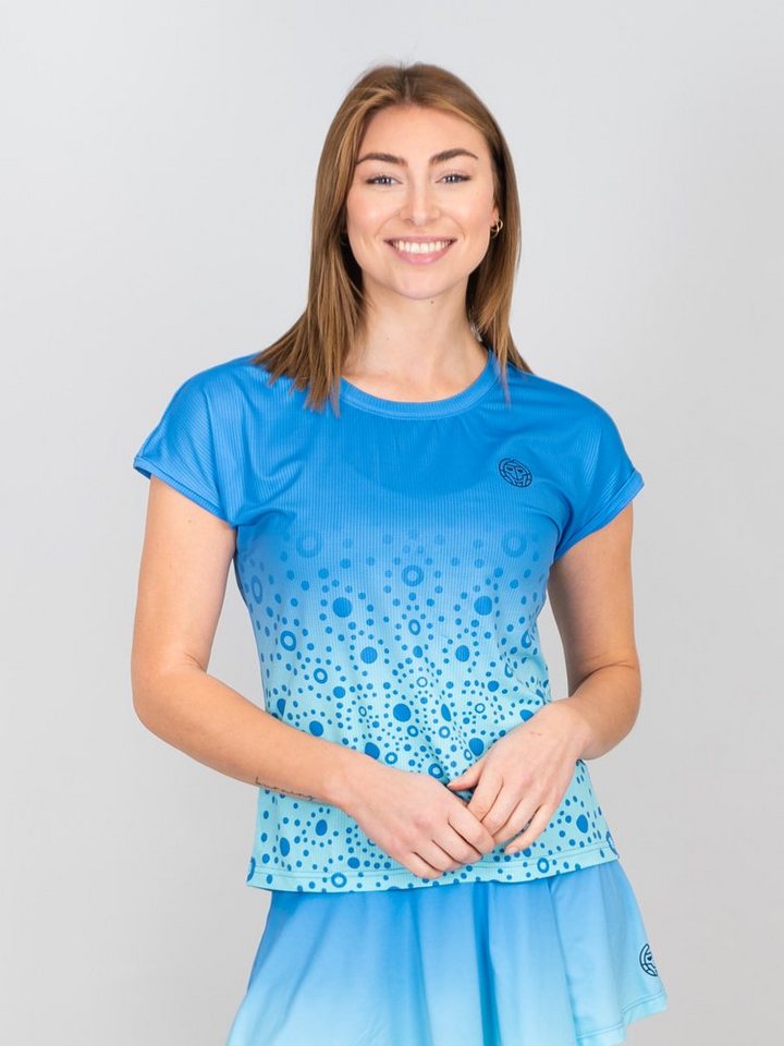 BIDI BADU Funktionsshirt Colortwist Tennisshirt für Damen in blau von BIDI BADU